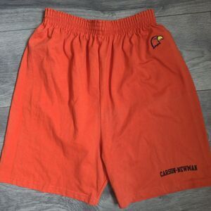 Vintage M.J. Soffe Carson-Newman Eagles Shorts Adult Medium Orange Made in USA